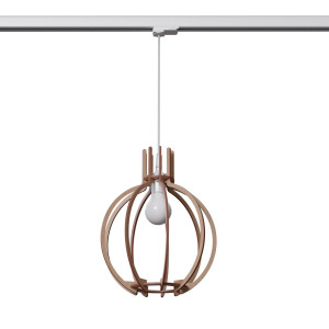 Lampa wisząca na szynie ARANCIA naturalne drewno E27 4000K 7,5W 690lm #W (MYL.00204) - Make Your Light