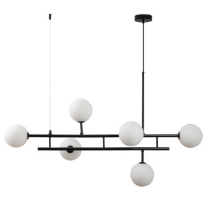 Lampa wisząca MODERNO DUO czarna 100 cm (DN1507 black) - Step into Design