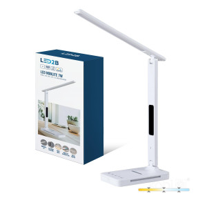 Lampka biurkowa LED NOBLITE 7W CCT biała LED2B (001970KOB) - KOBI LIGHT