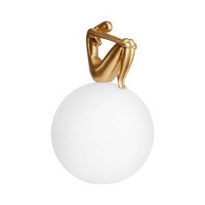 Lampa stołowa WOMAN-2 złota 35 cm (ST-6022-B gold) - Step into Design