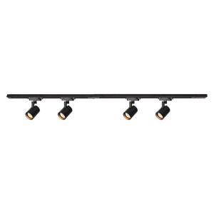 Zestaw Volf Track Czarny 4xGU10 1,5m (ML0684) - Milagro