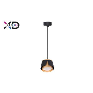 Lampa sufitowa x1 GX53 czarna+złota (XD-IK257B) - Xudo