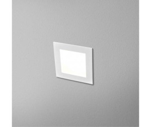 Oprawa ścienna do zabudowy MINISQUARE GL LED, WW (ciepła biel) kol. BIAŁY (37812-M930-P7-00-03) - Aqform (Aquaform)