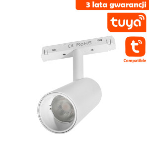 Reflektor do szyn magnetycznych DDCX-15A-TY TUYA biały 15W CCT - DomenoLED