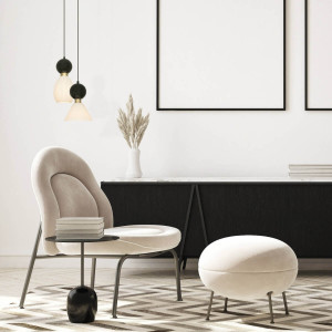 PENDANT LAMP E14 MAX 15W BLACK MARBLE - BRASS (23239 Zambelis) - Zambelis
