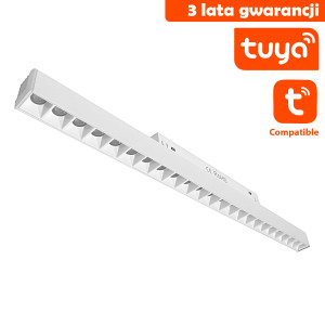Lampa LED z Diodami Do Szyn Magnetycznych DDCX-GS24-436-TY Tuya 24W Biała CCT - DomenoLED