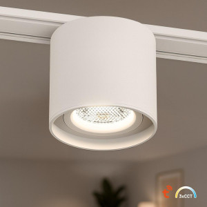 Lampa do szyny magnetycznej Slim Magnetic Track Biały tube 6W LED Tuya CCT 48V (ML2594) - Milagro