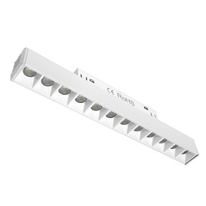 Lampa magnetyczna z diodami 12W 4000K DDCX-GS12-220 Biała - DomenoLED