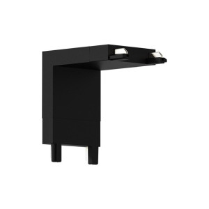 Slim Magnetic Track Narożnik Czarny dół L (ML2213) - Milagro