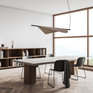 PENDANT LED LIGHT 18W SANDY BLACK-BRONZE (22229 Zambelis) - Zambelis