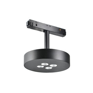 Lampa na szynę magnetyczną LED 12W 3000K 48V aluminium czarna (20177 Zambelis) - Zambelis