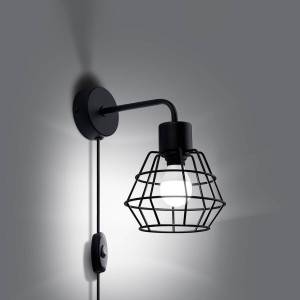 Kinkiet SUBA czarny (SL.1164) - Sollux Lighting