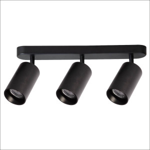 Oprawa Pipe Spot Czarny 3xGU10 (ML1162) - Milagro