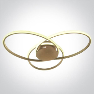 MER 4 lampa sufitowa champagne (63154D/CH/W) - One Light