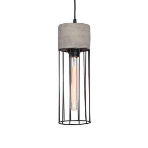 PENDANT 1L CONCRETE STEEL (1660 Zambelis) - Zambelis