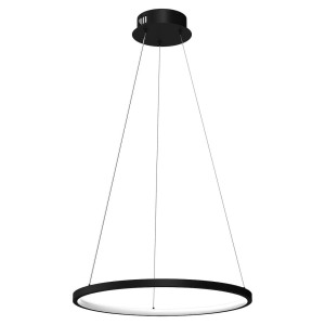 Lampa wisząca HOOP BLACK 27W LED (ML1541) - Milagro