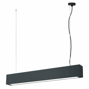 Lampa wisząca IBROS średnia CCT czarna (LP-7001/1P 20 BK-63 18 CCT) - Light Prestige