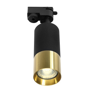 Reflektor szynowy czarno-złoty Gu10 HWL-A01 - Syntron