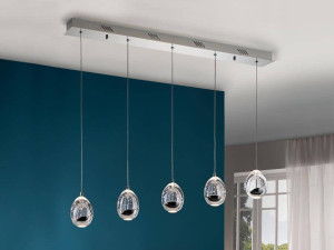 Rocio lampa wisząca 5L (783618D) - Schuller