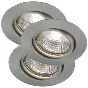 Oprawy podtynkowe TRITON Nordlux GU10 3X35W Metal Stal szczotkowana
