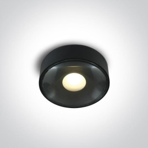 BAZYLA lampa sufitowa czarny (67484/B/W) - One Light
