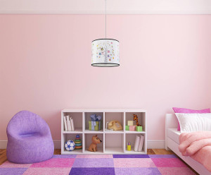 Lampa wisząca do pokoju dziecka bajkowy wzór SOWY 30 (SL.1422) - Sollux Lighting