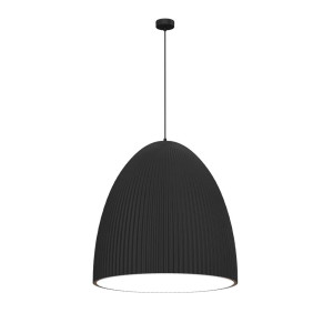 Lampa wisząca GANDRA duża czarna (5027) - Shilo