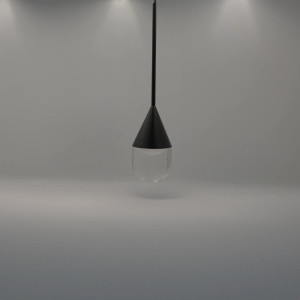 Lampa Wisząca Nata LED czarna (PL0104-BK) - Yaskr