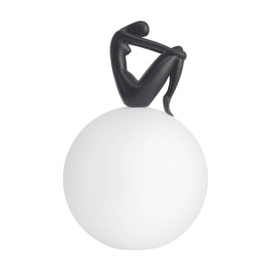 Lampa stołowa WOMAN-2 czarna 35 cm (ST-6020-B black) - Step into Design