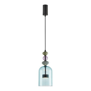 Lampa wisząca ARTE 12W LED śr. 16cm czarna (ML0358) - Milagro