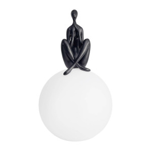 Lampa stołowa WOMAN-3 czarna 35 cm (ST-6020-C black) - Step into Design