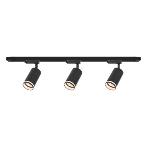 Zestaw Oprawa Pipe Ring Track Czarny 3xGU10 1m (ML2083) - Milagro