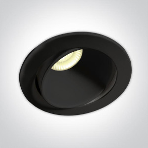 REN IP 54 zewnętrzny wpust regulowany czarny (11106PK/B/W) - One Light