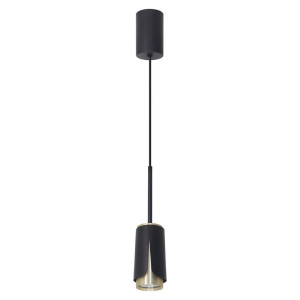 FLOWER BLACK GOLD LAMPA WISZĄCA 1xGU10 (ML0267) - Milagro