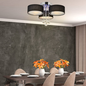 Lampa sufitowa GAMBELA 3 czarna (LP-991/3C BK) - Light Prestige