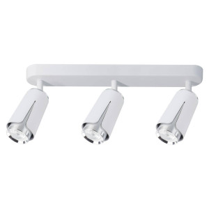 FLOWER WHITE CHROME SPOT 3xGU10 (ML0274) - Milagro