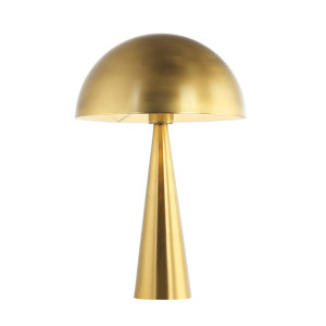 TABLE LAMP E14 MAX 25W IRON MATERIAL BRUSHED BRASS ON OFF SWITCH (20211 Zambelis) - Zambelis