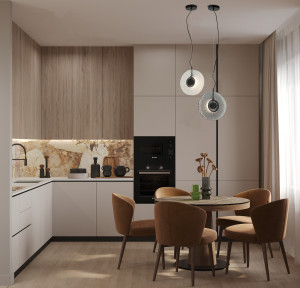 PENDANT LED LIGHT 8W 3000K METAL-GLASS, BLACK-SMOKED GREY (23072 Zambelis) - Zambelis