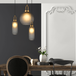 PENDANT LIGHT GLASS 1XE27 MAX 40W (19176 Zambelis) - Zambelis