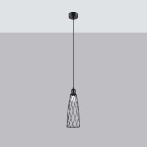 Lampa wisząca SUBA 1 czarna (SL.1165) - Sollux Lighting