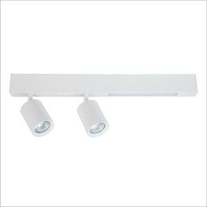 Lampa Sufitowa Magnet 9W+2xGU10 3000/4000K Biały (ML1133) - Milagro