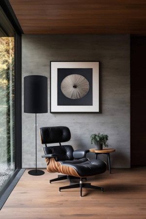 Lampa podłogowa Lamego F Wąska - Czarna (1700 mm) (2021) - Shilo
