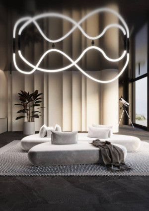 Lampa wisząca HEBI 320 cm, 3000K (5056) - Shilo