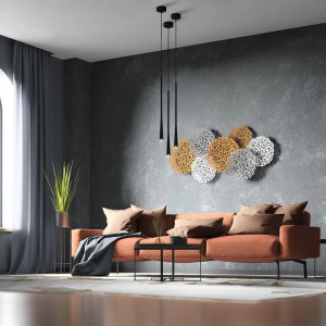Pojedyncza Lampa Wisząca Elysia 1xLED czarna (PL0121-BK) - Yaskr