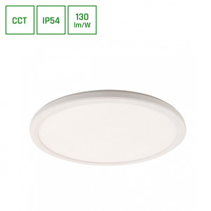 Lampa NYMPHEA FLAT DUO 24W CCT 230V 120ST IP54 FI292X26MM BIAŁY OKRĄGŁA (SLI031046CCT_PW) - Spectrum LED
