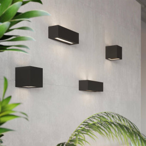 Kinkiet ceramiczny VEGA czarny (SL.0878) - Sollux Lighting