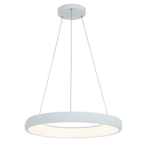 PEDANT LIGHT 50W 3000K , ALUMINUM & ACRYLIC DIMMABLE MATT WHITE (2053 Zambelis) - Zambelis