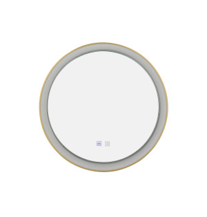 Podświetlane i podgrzewane lustro SERGIO MIRROR 60 HEATED CCT SWITCH Złoty (AZ5820) - Azzardo
