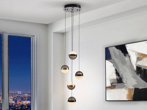 Orbes lampa wisząca 5L (276542) - Schuller
