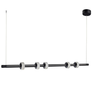 Lampa wisząca RINGO LED czarna 150 cm (ST-8955P-L) - Step into Design